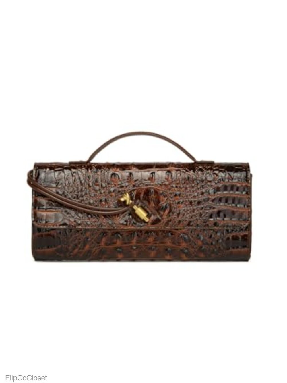 Crocodile PU Leather Evening Clutch Crossbody Shoulder Bag